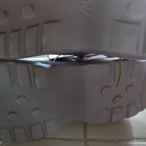 Zara AIR CHAMBER CLOGS Lilac | US Size  5½ (9.5 INCHES) - Picture 9 of 10